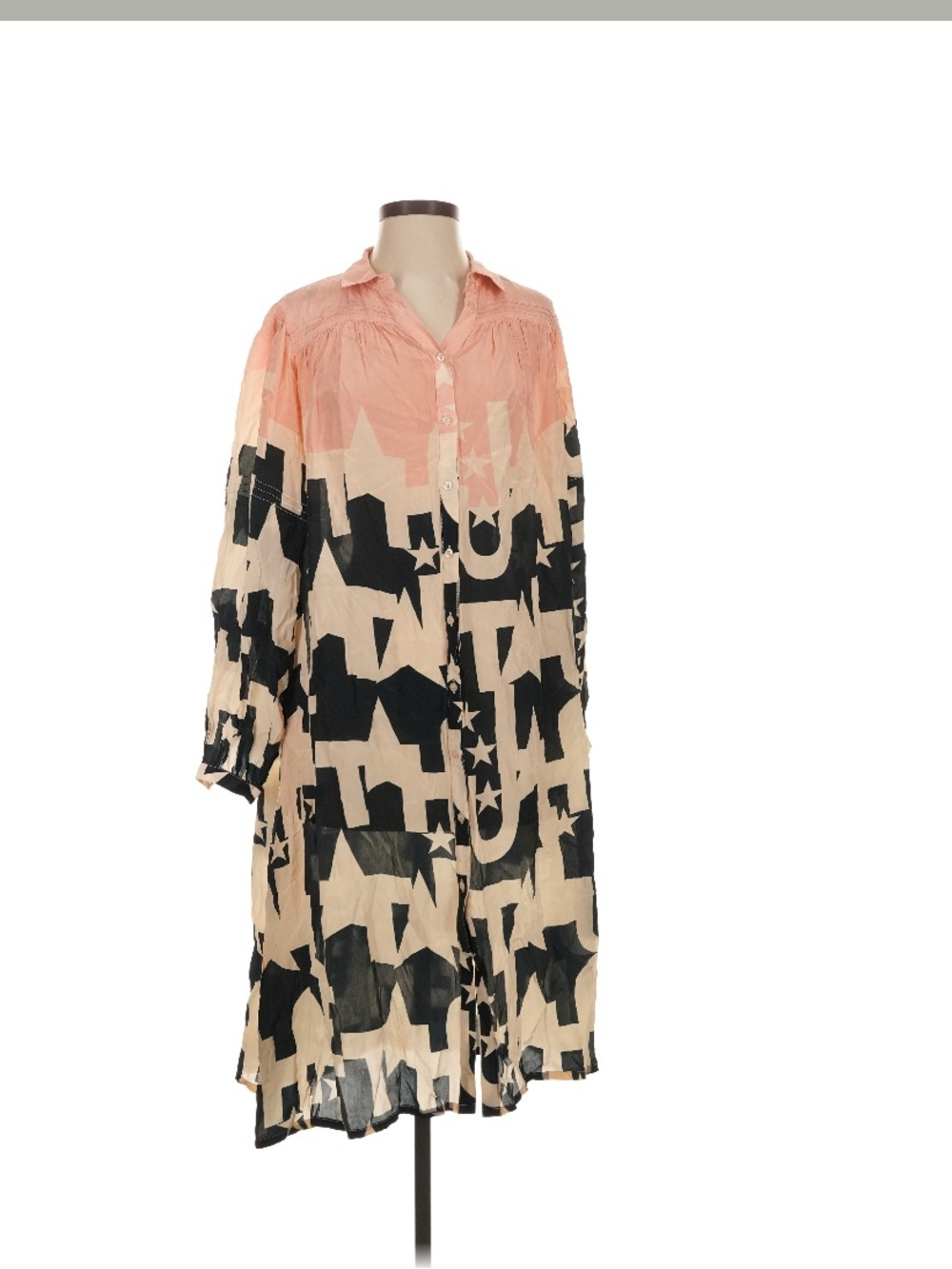 Tallulah &Hope bold print print geometric artistic dress with belt SZ 4